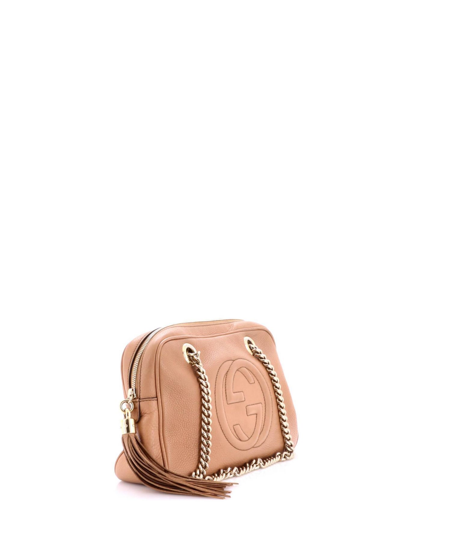 Small Soho Chain Zip Shoulder Bag Leather