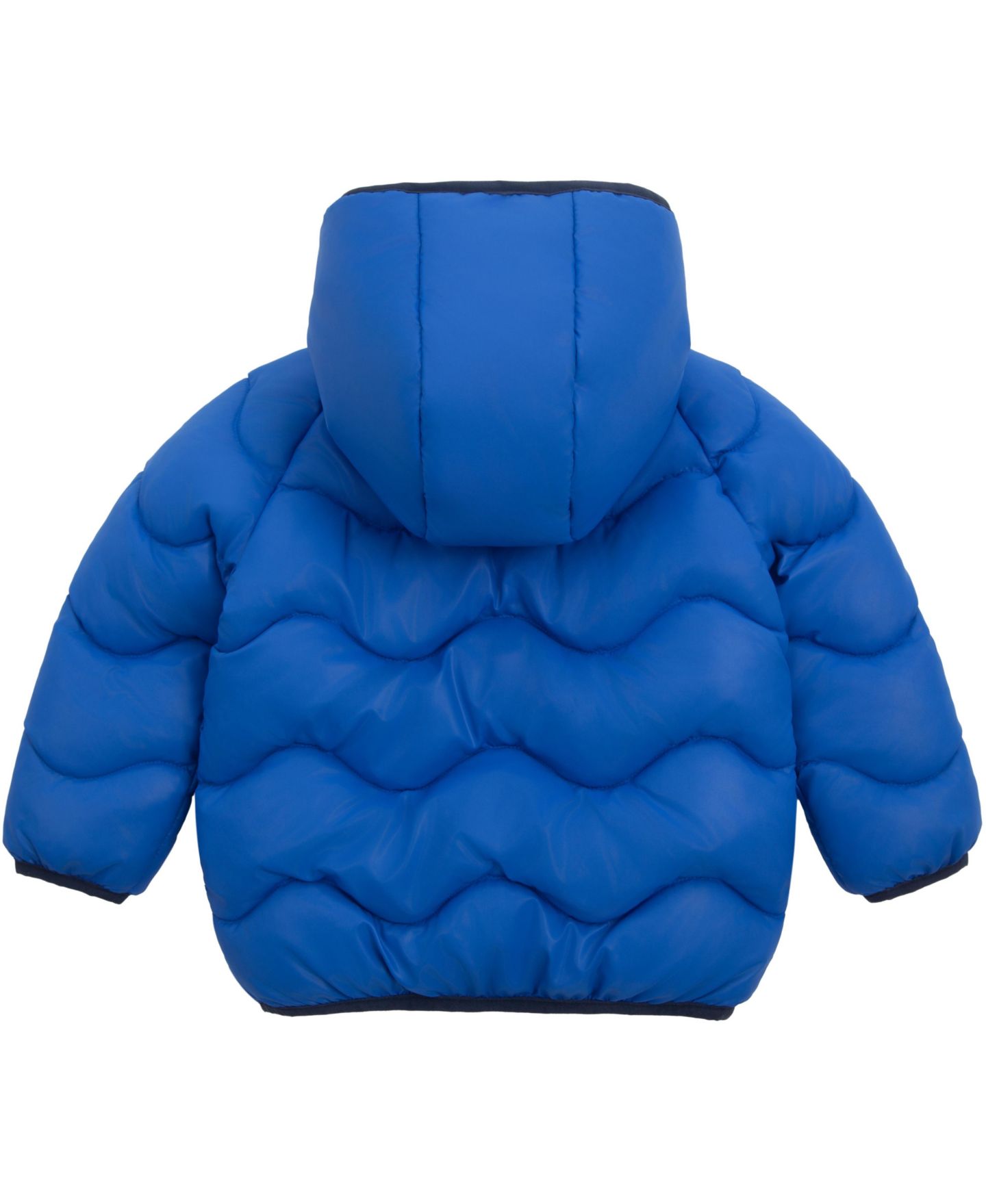 Куртка Rokka&Rolla Reversible Hooded Puffer Jacket 2T-5T для мальчиков-малышей, цвет: Синий — фото 2