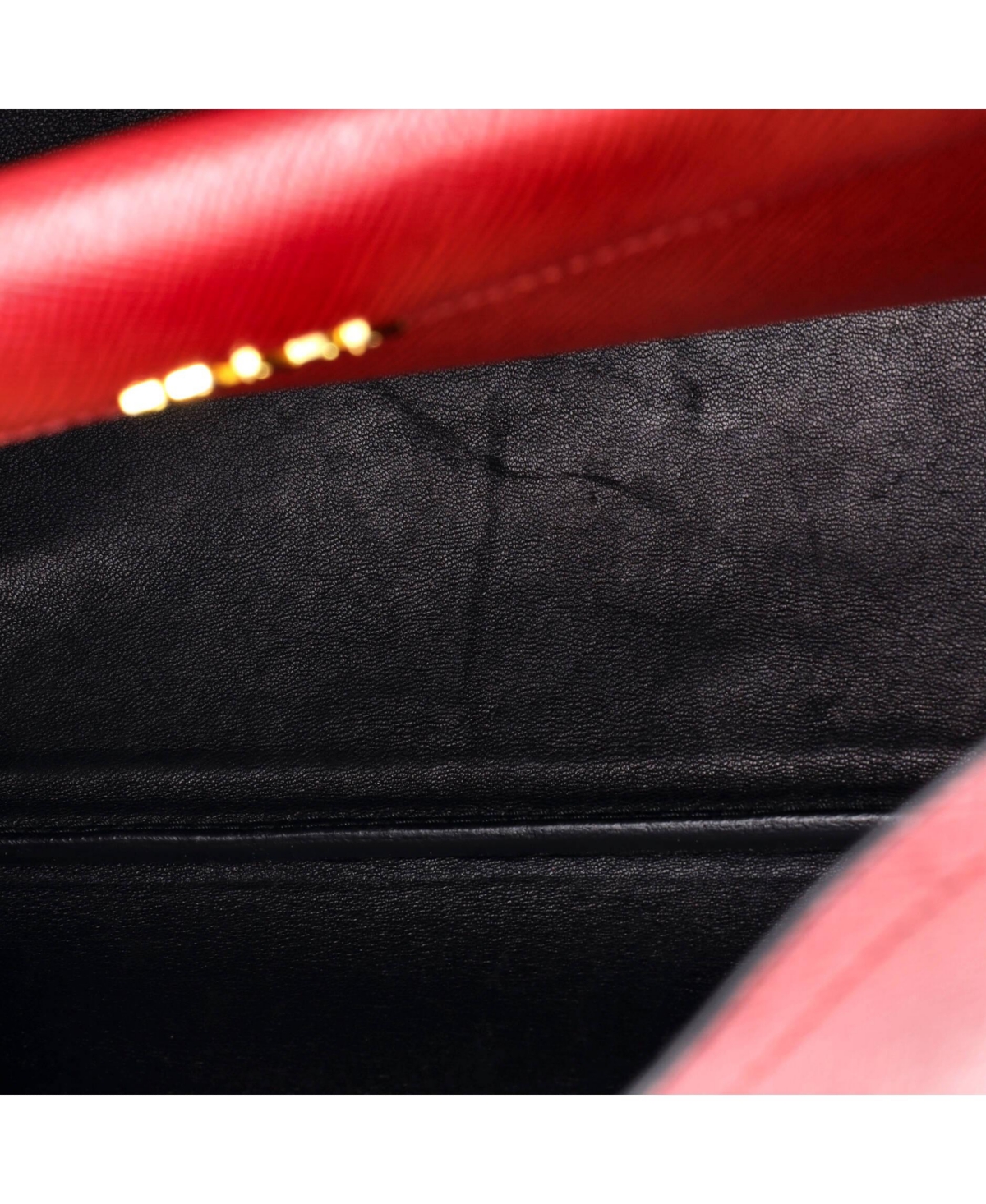 Pre-Owned Prada Large Cuir Double Tote Saffiano Leather