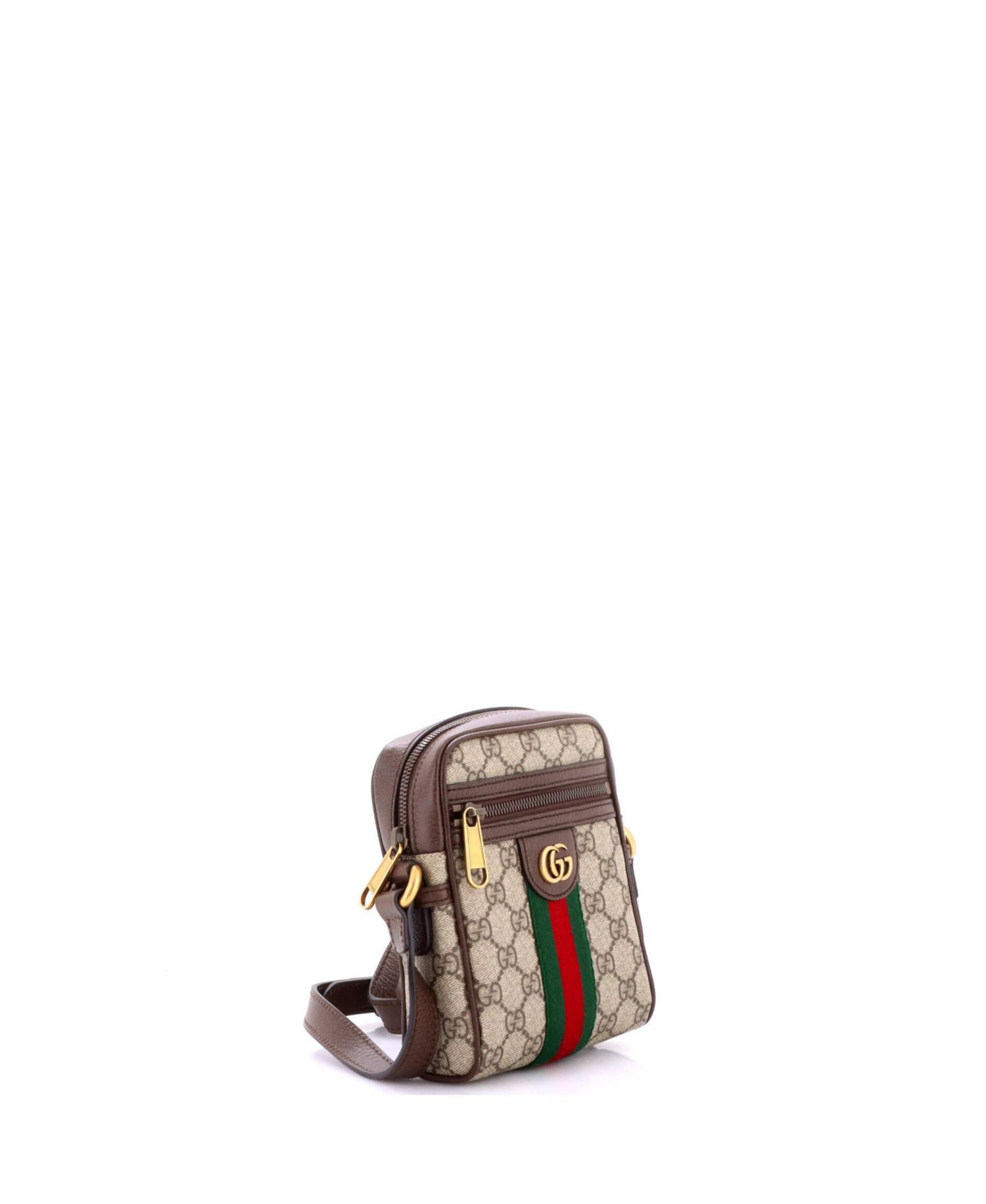 Mini Ophidia Messenger Bag GG Coated Canvas