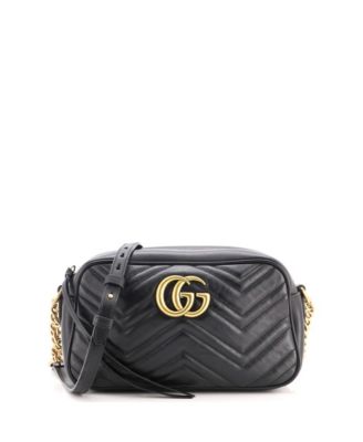 Small GG Marmont Shoulder Bag Matelasse Leather