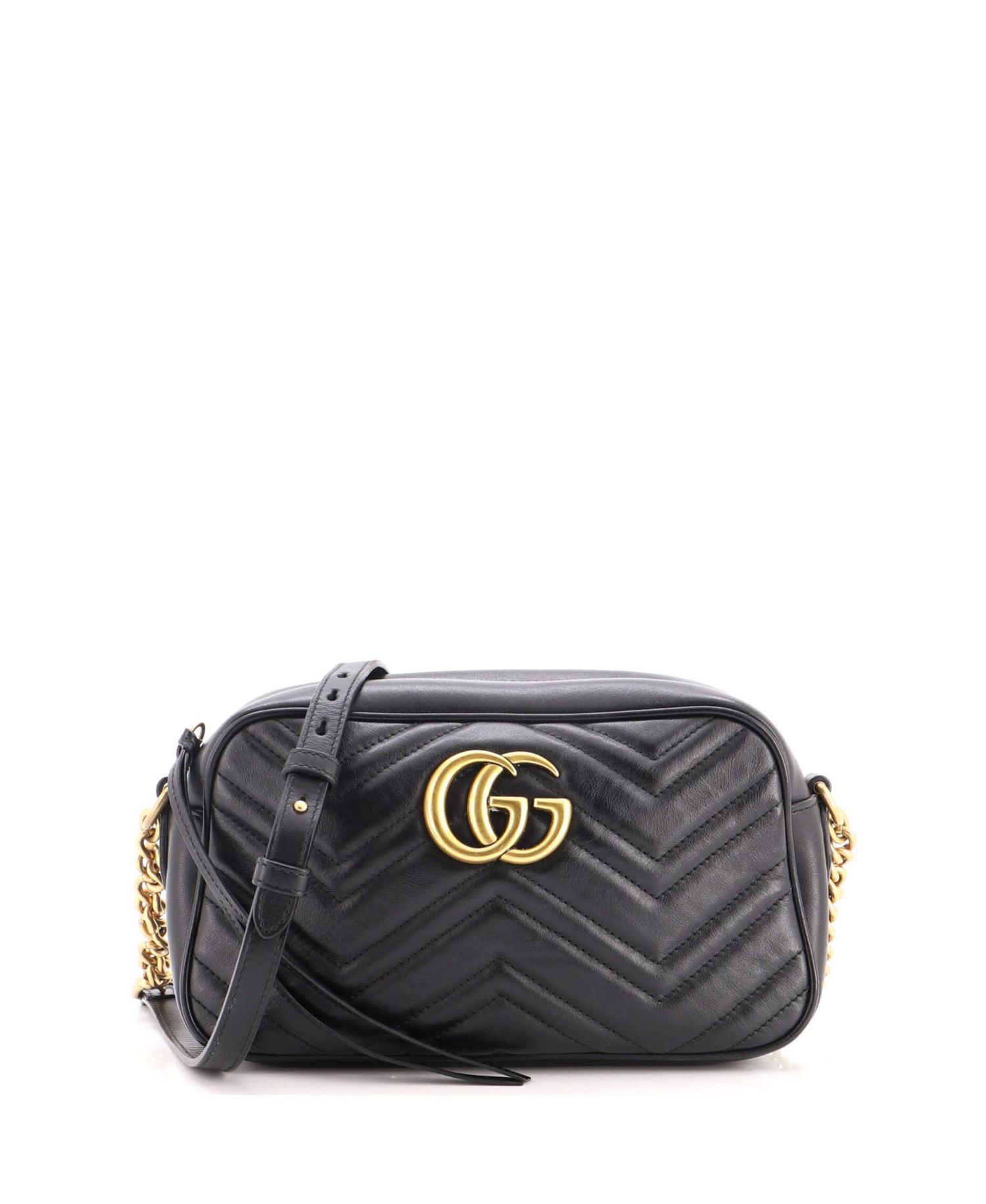 Small GG Marmont Shoulder Bag Matelasse Leather
