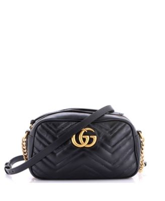 Small GG Marmont Shoulder Bag Matelasse Leather