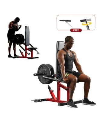 Seated Dip Machine with Max 400lbs Plate Loaded, Adjustable Tricep Press with Cable Bar for Biceps Chest Training