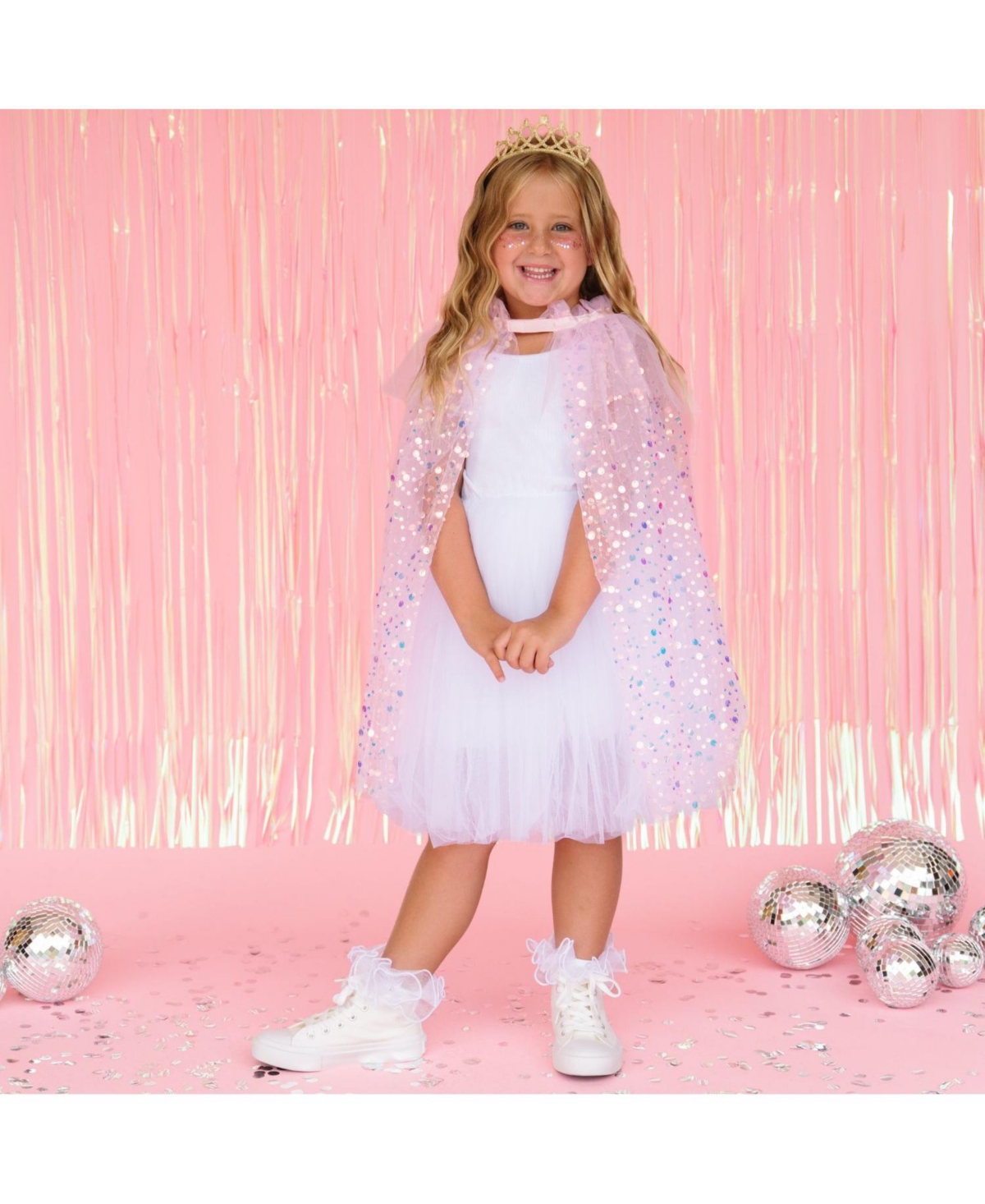 Sweet Wink Girls Sequin Cape
