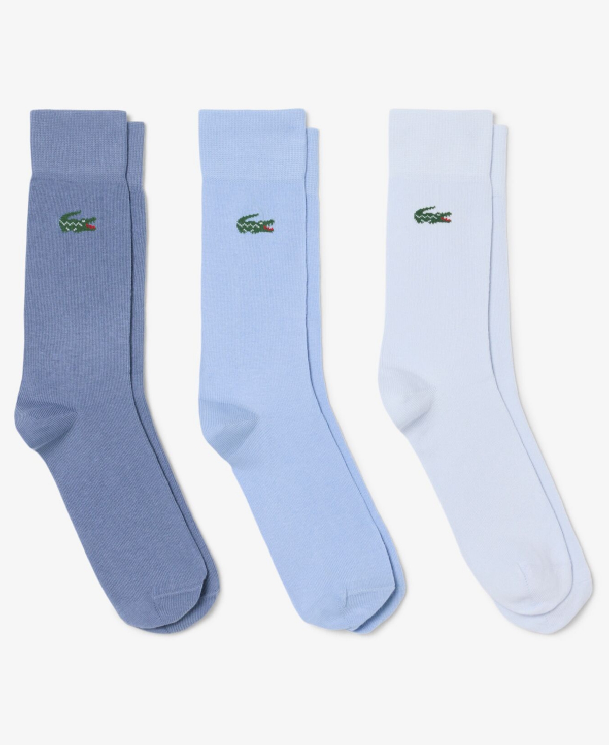 Lacoste Men's Ribbed Crew Socks, 6-Pack