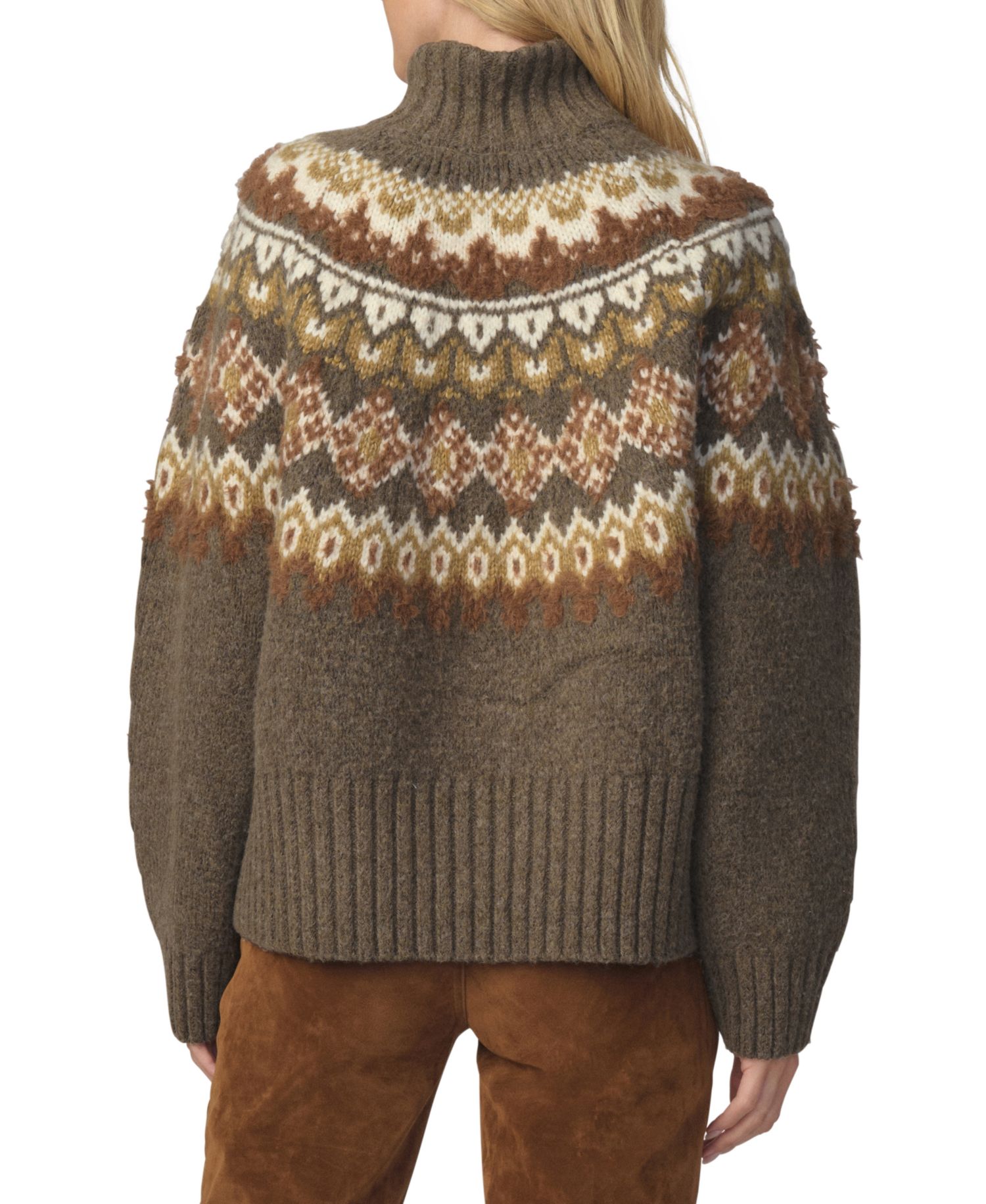 Women's Elva Fair Isle Turtleneck Sweater