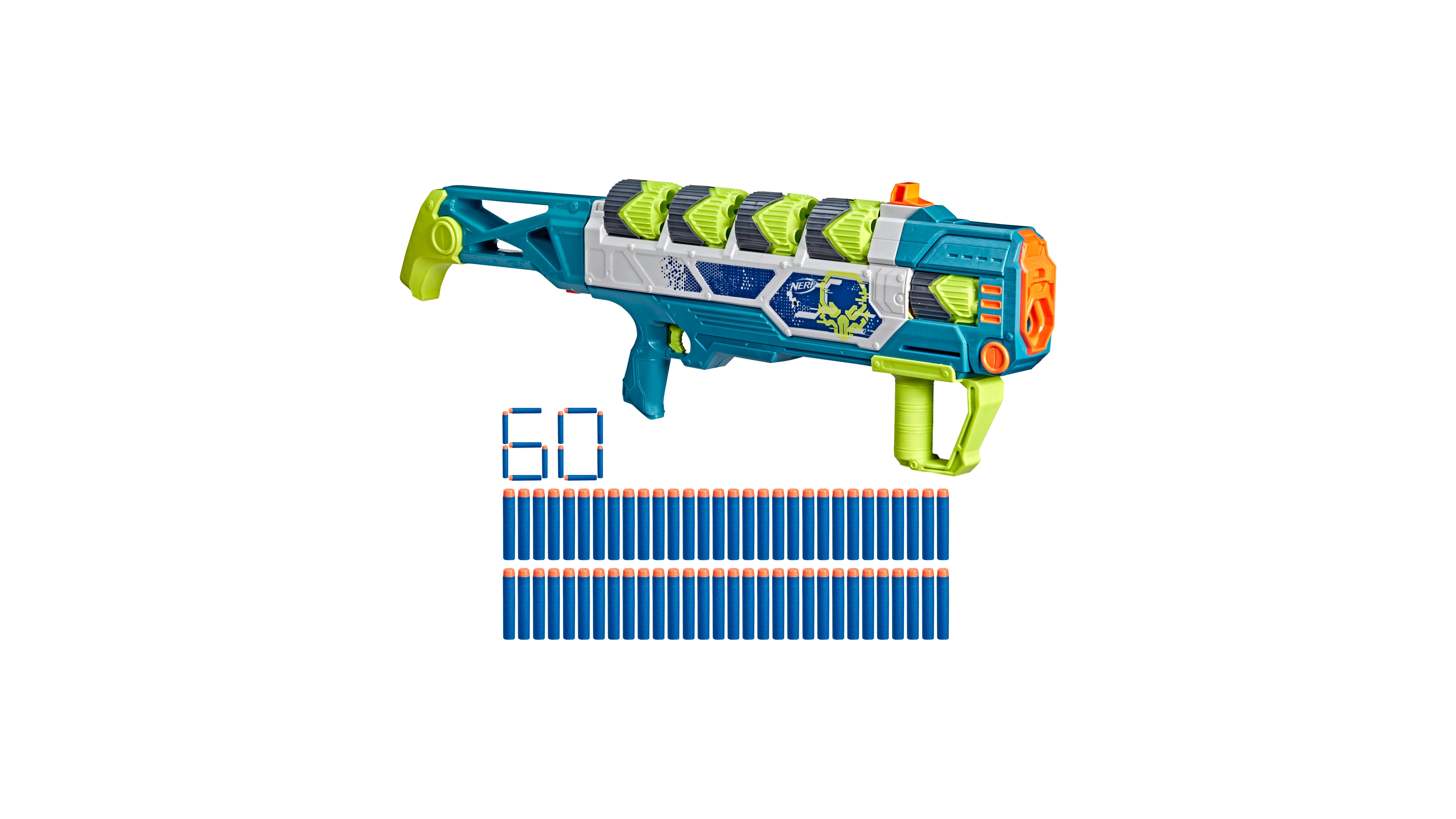 Nerf Rebel Ops Doom Cannon Tri-Shot Blaster with 60-Dart Capacity, Ages 8+