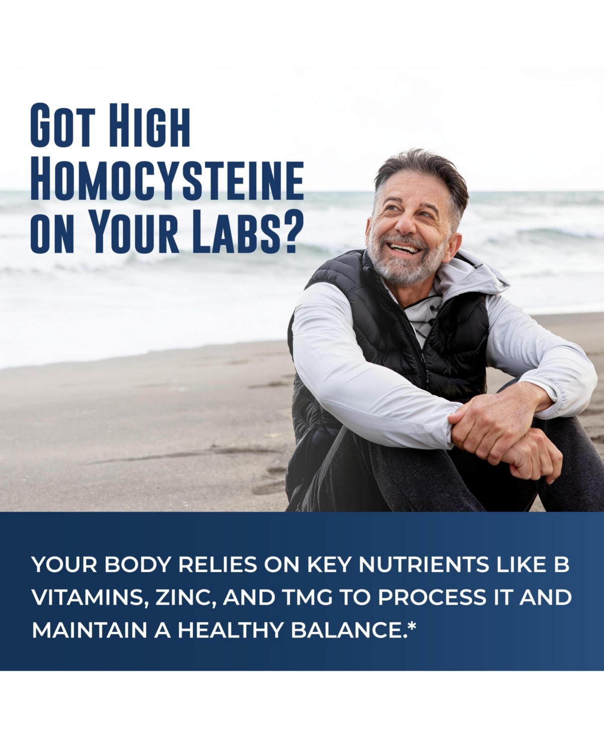 Left Coast Performance Homocysteine Support Capsules with Methylated B Complex Vitamins and Tmg