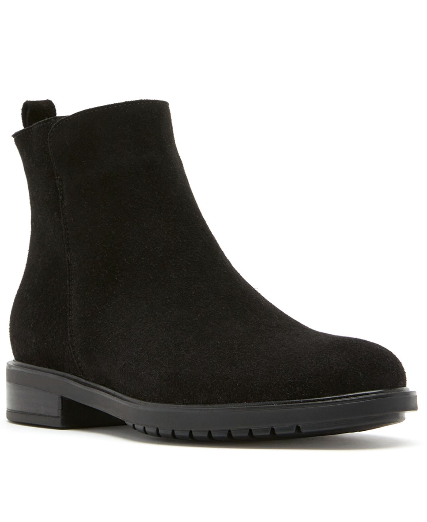 Женские ботинки La Canadienne Shade City Dry Zipper Suede Booties, цвет: Чёрный — фото 1