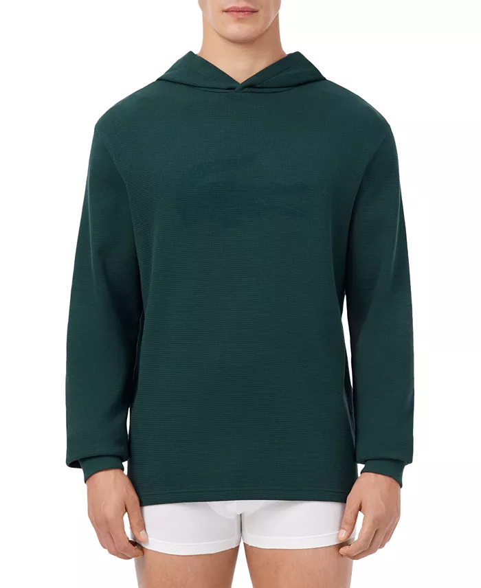 Men's Sleep Waffle-Knit Graphic Hoodie