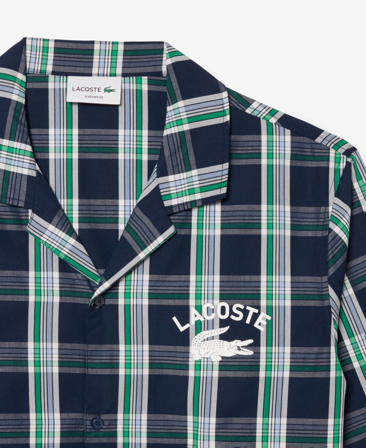 Men's Flannel V-Neck Pajama, 2-Piece Set