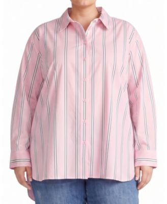 Plus Size Artist Poplin Shirt