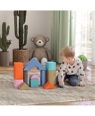 Soft Play Set for Toddlers - 11 Piece Foam Blocks, Child Development, Color Coordination, Age 6-72 Months