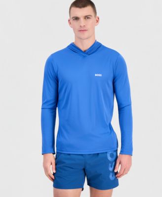 BOSS by Men's Long-Sleeve Hooded Rashguard