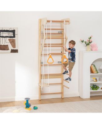 6-in-1 Swedish Ladder Wall Gym
