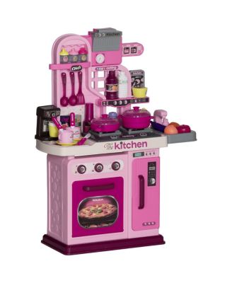 Sound Effects 33-Piece Corner Play Kitchen Set, Ages 3+