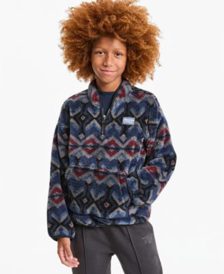 Boys' 5-18 Sherpa Quarter-Zip Sweatshirt