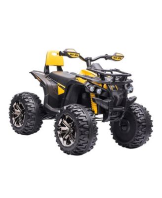12V Kids ATV Ride-On Four-Wheeler, Battery-Powered with LED Headlights, 66 lbs. Capacity, Ages 3+