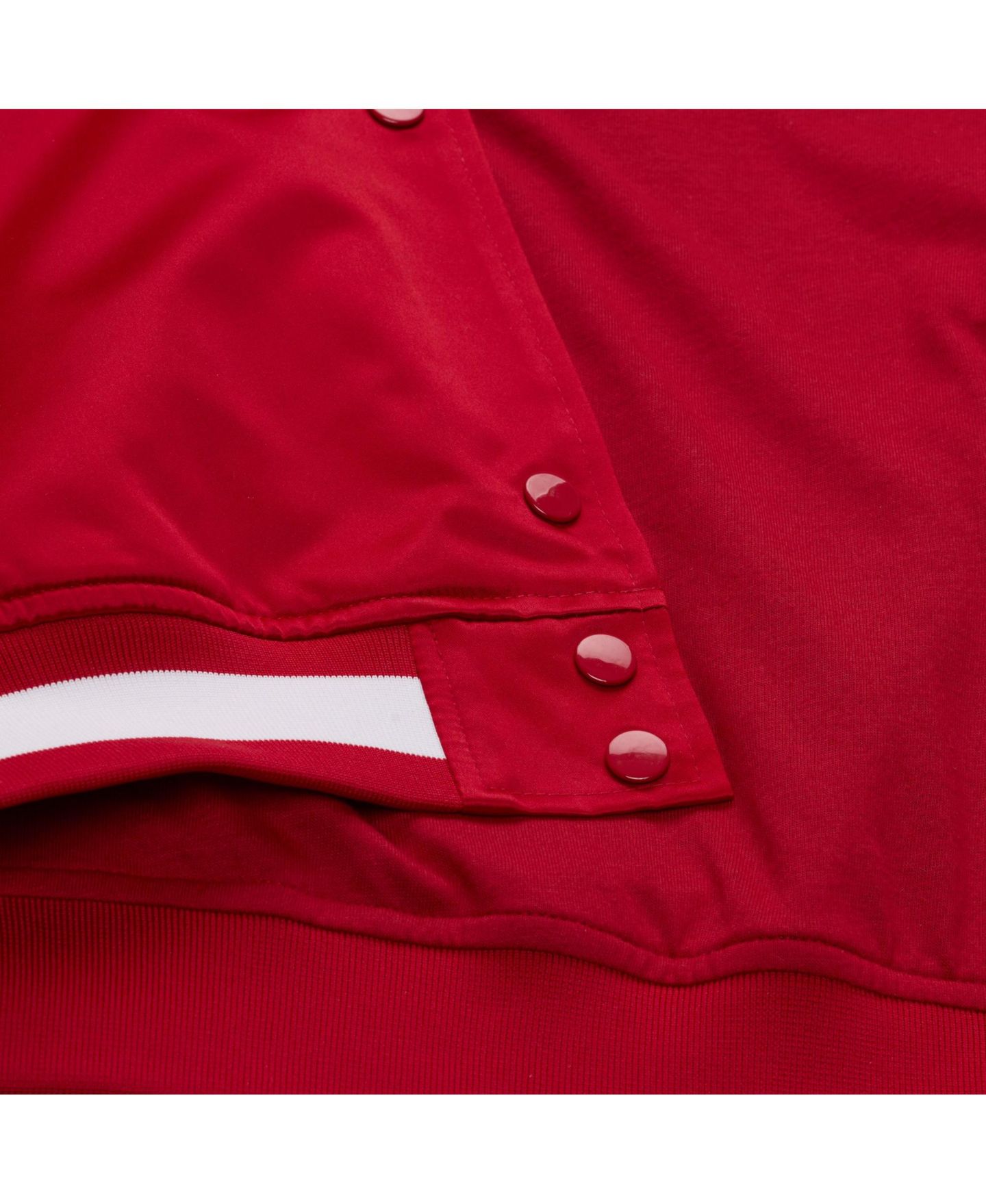 Мужская куртка Mitchell & Ness Scarlet San Francisco 49ers 80th Anniversary Heavyweight Satin Full-Snap — фото 3