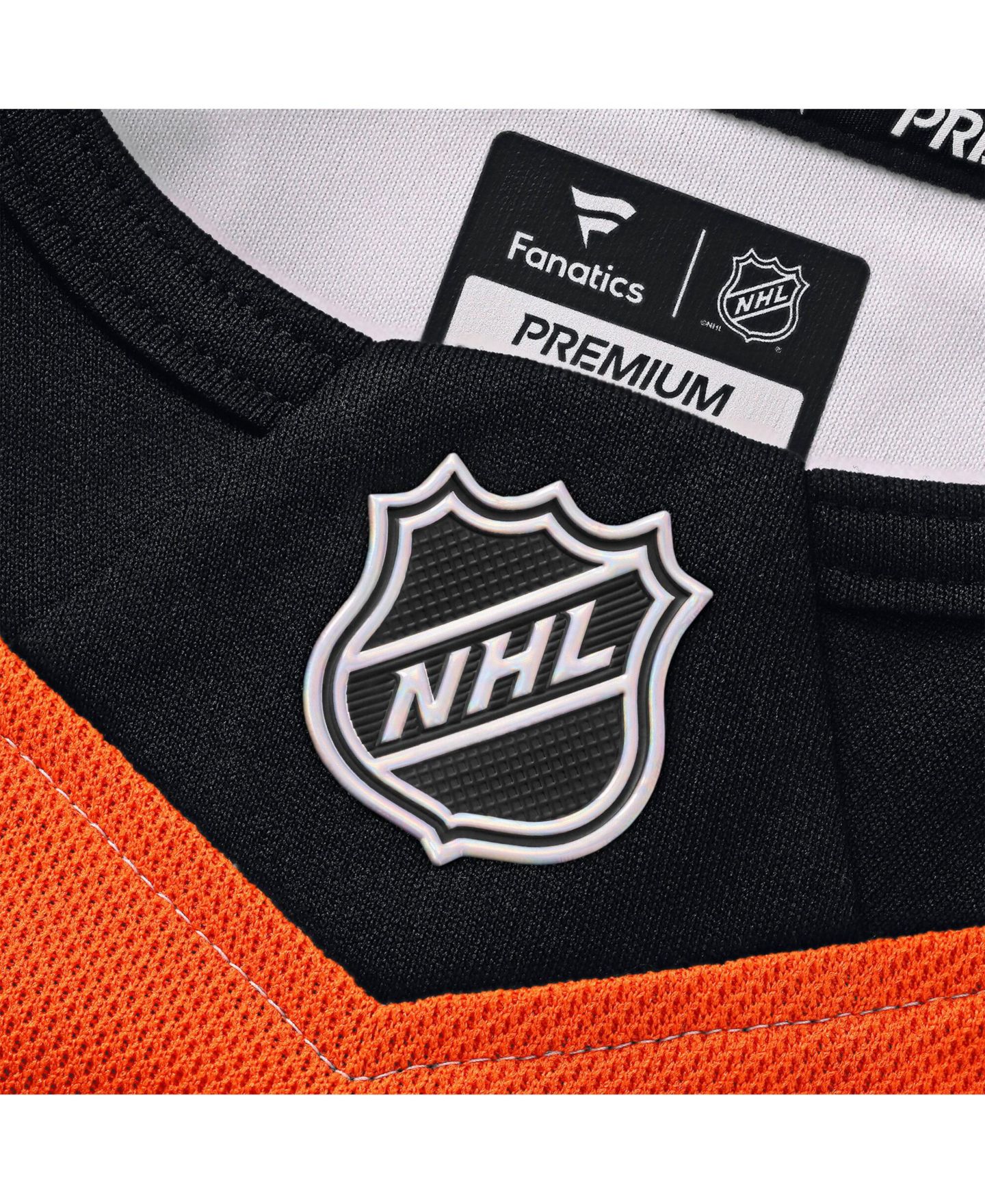 Мужской топ Fanatics Trevor Zegras Orange Philadelphia Flyers Home Premium Jersey — фото 3