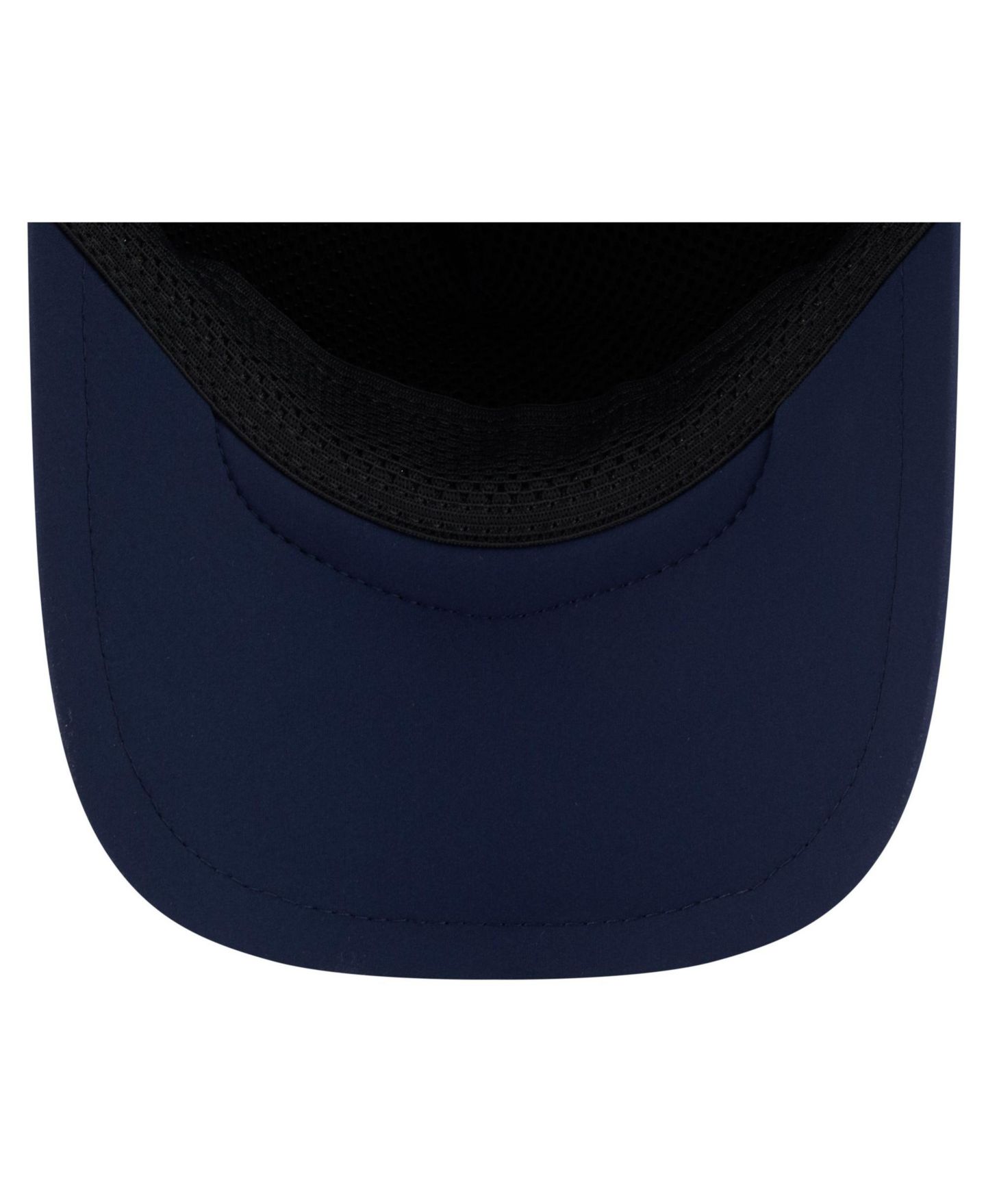 Мужская кепка New Era Navy New England Patriots 2026 Sideline Apex 9FORTY Adjustable Trucker Hat — фото 2