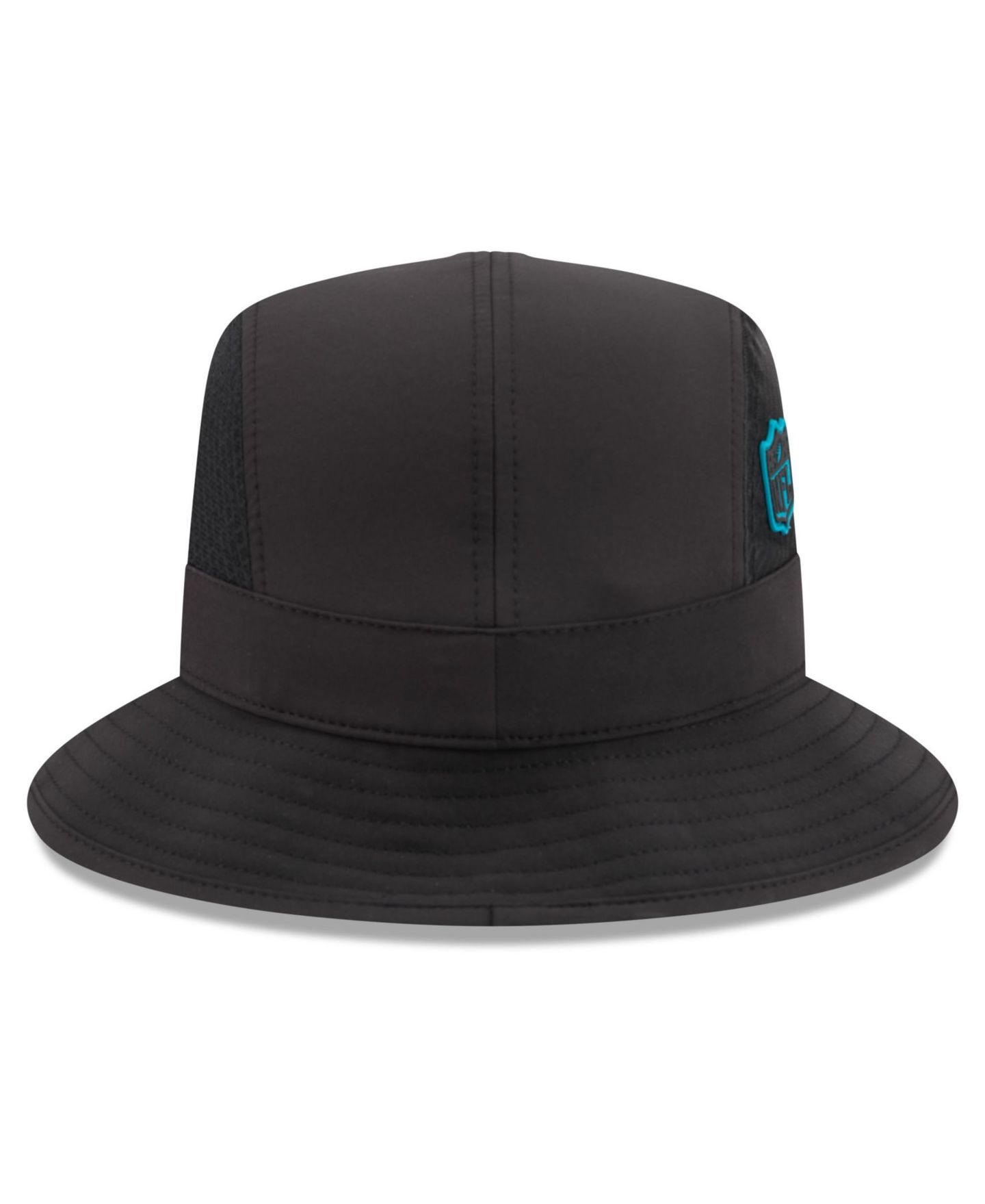 Мужская панама New Era Black Jacksonville Jaguars 2026 Sideline Bucket Hat — фото 2