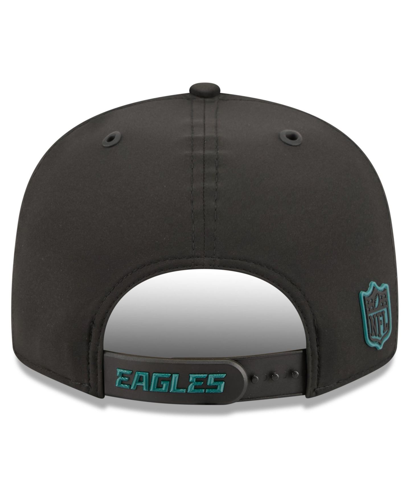 Мужская кепка New Era Black Philadelphia Eagles 2026 Sideline 9FIFTY Snapback Hat — фото 3
