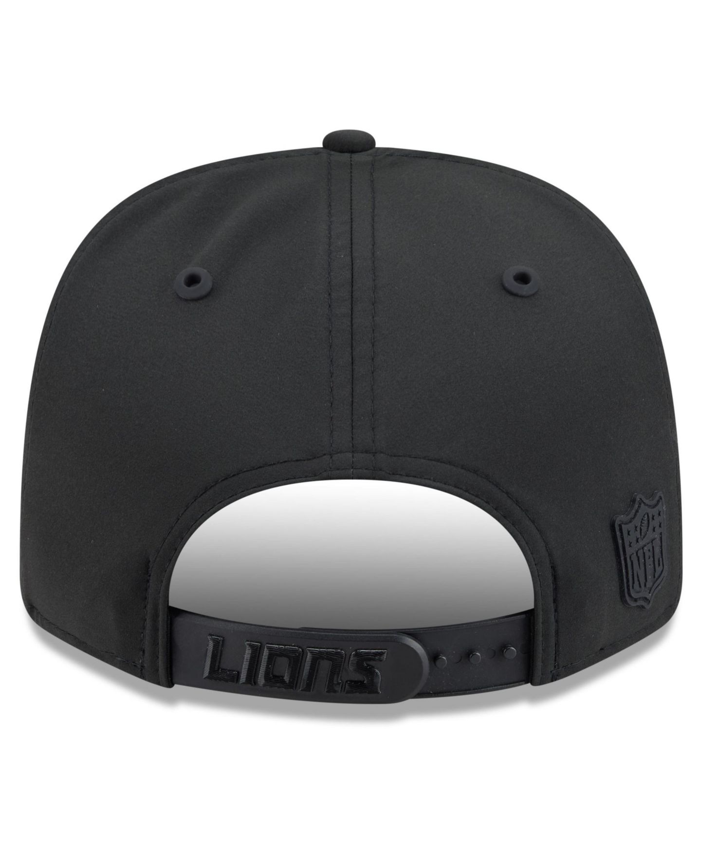 Мужская кепка New Era Black Detroit Lions 2026 Sideline 9SEVENTY Adjustable Hat — фото 3