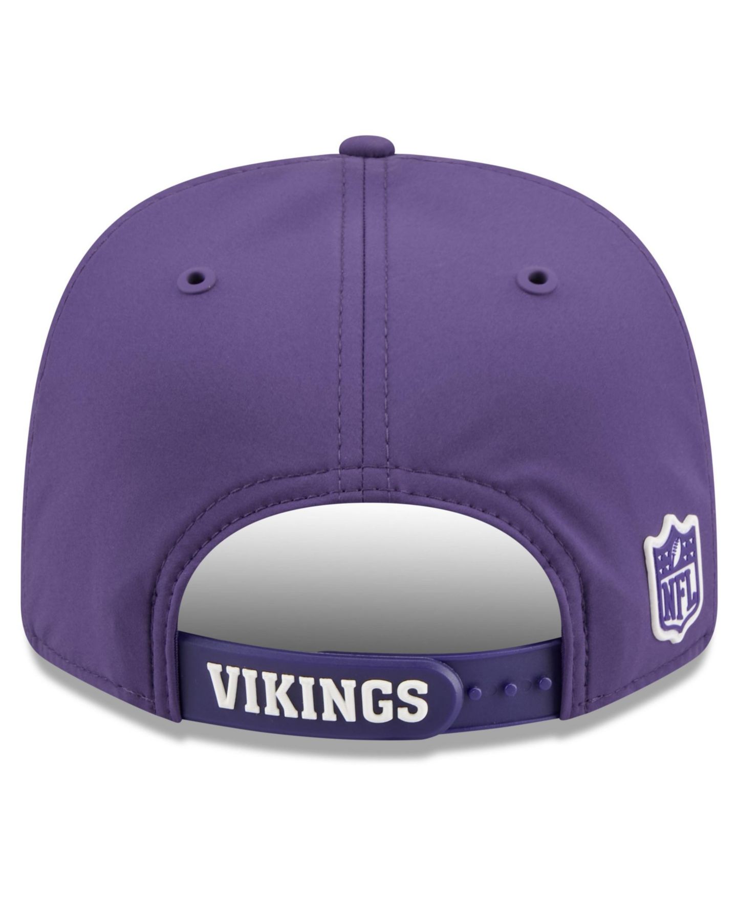 Мужская кепка New Era Purple Minnesota Vikings 2026 Sideline Throwback 9SEVENTY Adjustable Hat — фото 3
