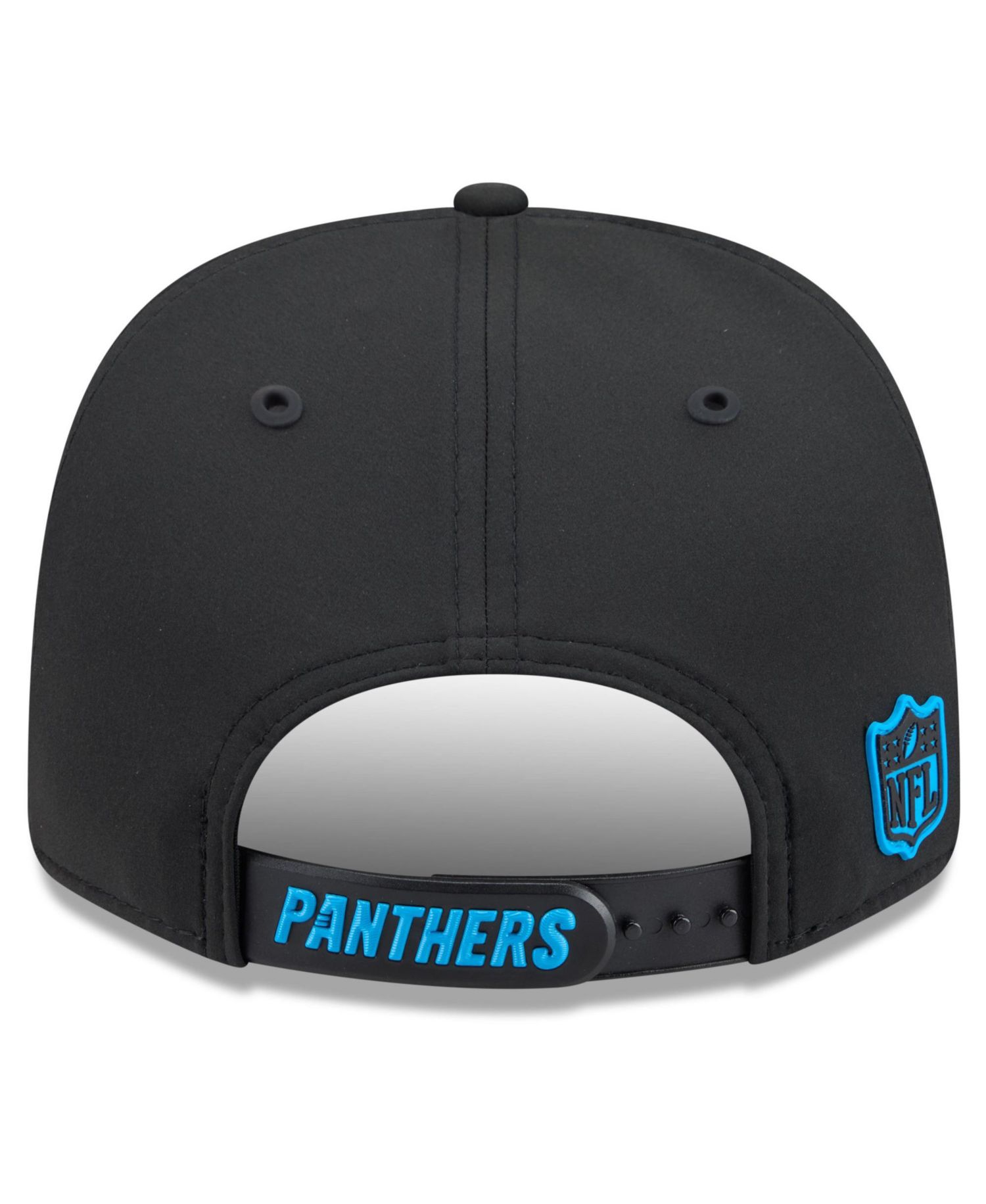 Men's Black Carolina Panthers 2026 Sideline 9SEVENTY Adjustable Hat