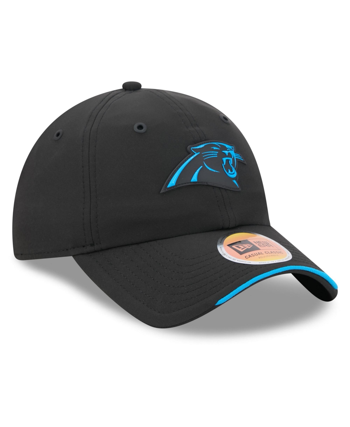 New Era Men's Black Carolina Panthers 2026 Sideline Casual Classic Adjustable Hat