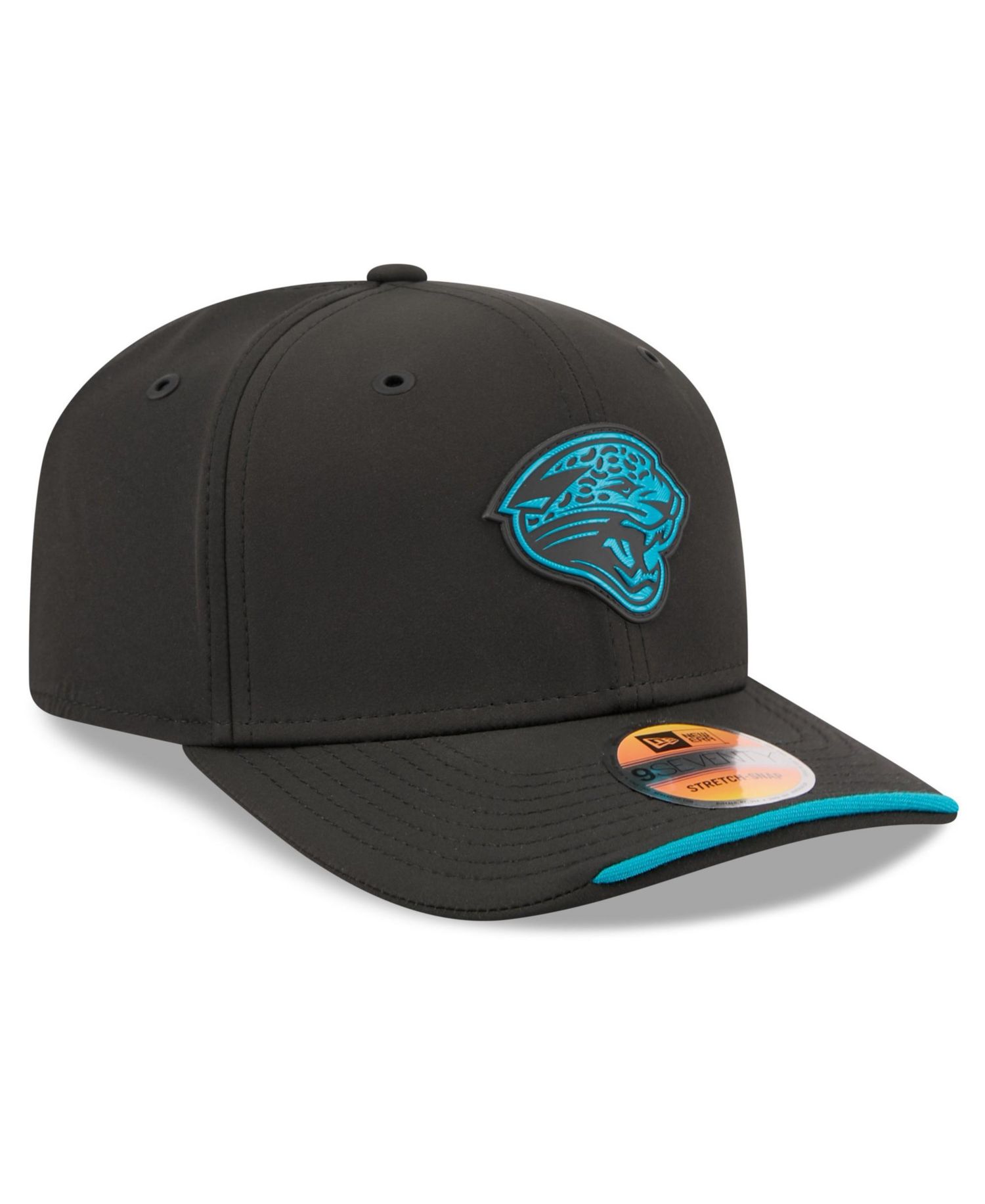 Men's Black Jacksonville Jaguars 2026 Sideline Throwback 9SEVENTY Adjustable Hat