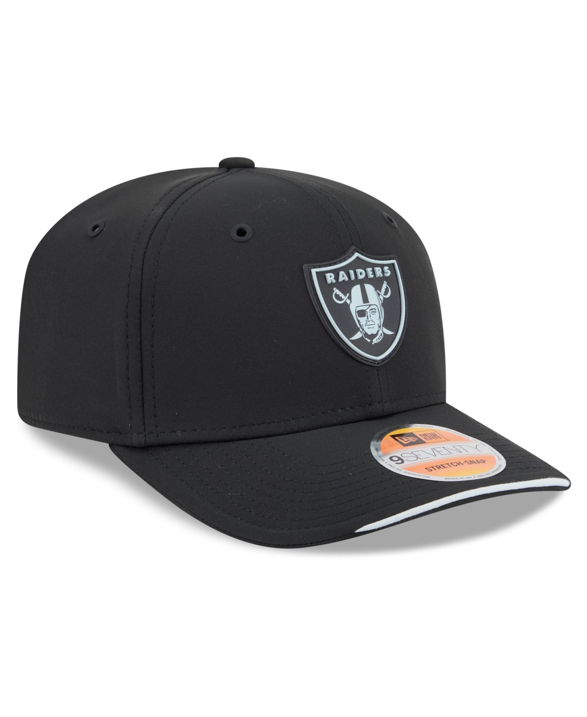 New Era Men's Black Las Vegas Raiders 2026 Sideline 9SEVENTY Adjustable Hat