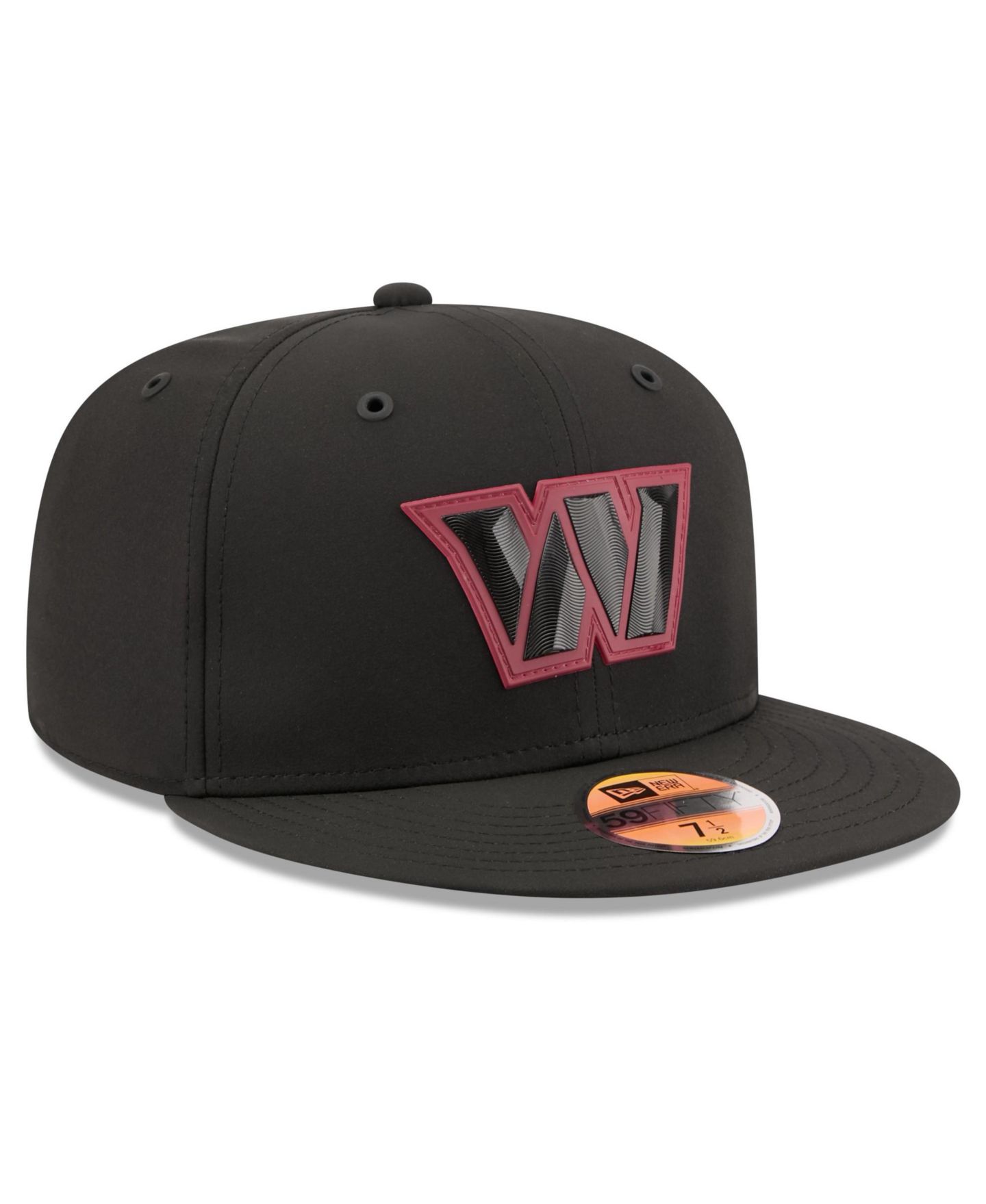 Мужская кепка New Era Black Washington Commanders 2026 Sideline 59FIFTY Fitted Hat — фото 4