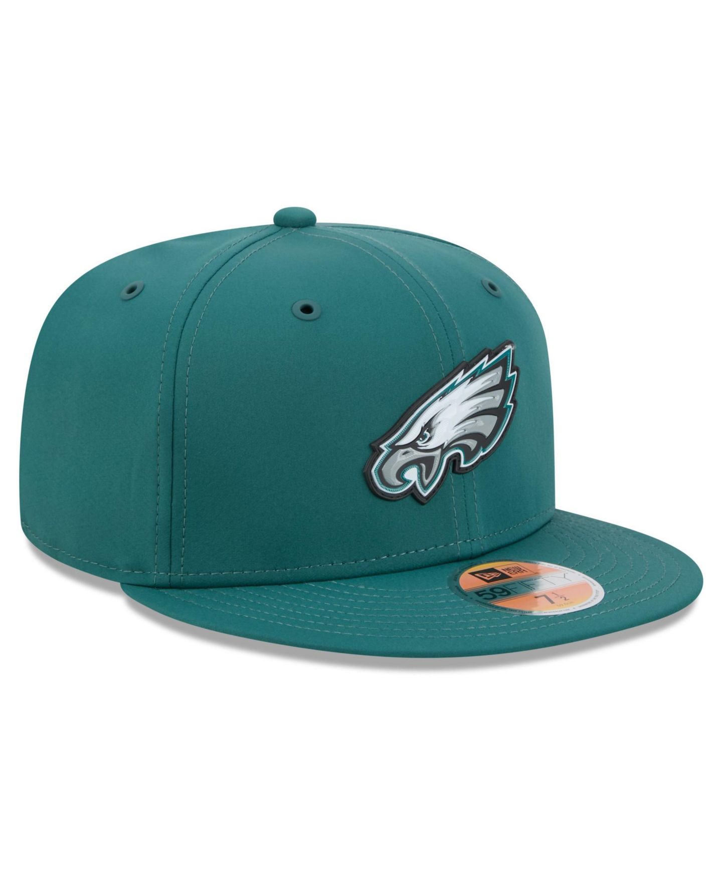 Мужская кепка New Era Midnight Green Philadelphia Eagles 2026 Sideline 59FIFTY Fitted Hat — фото 4