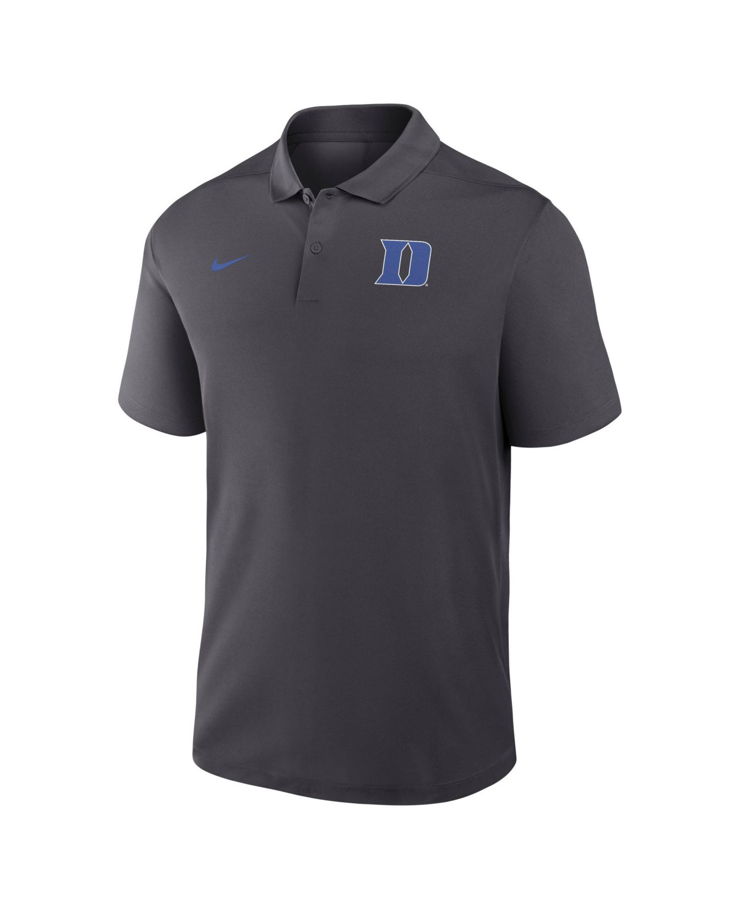 Men's Anthracite Duke Blue Devils Dri-FIT Victory Polo Shirt