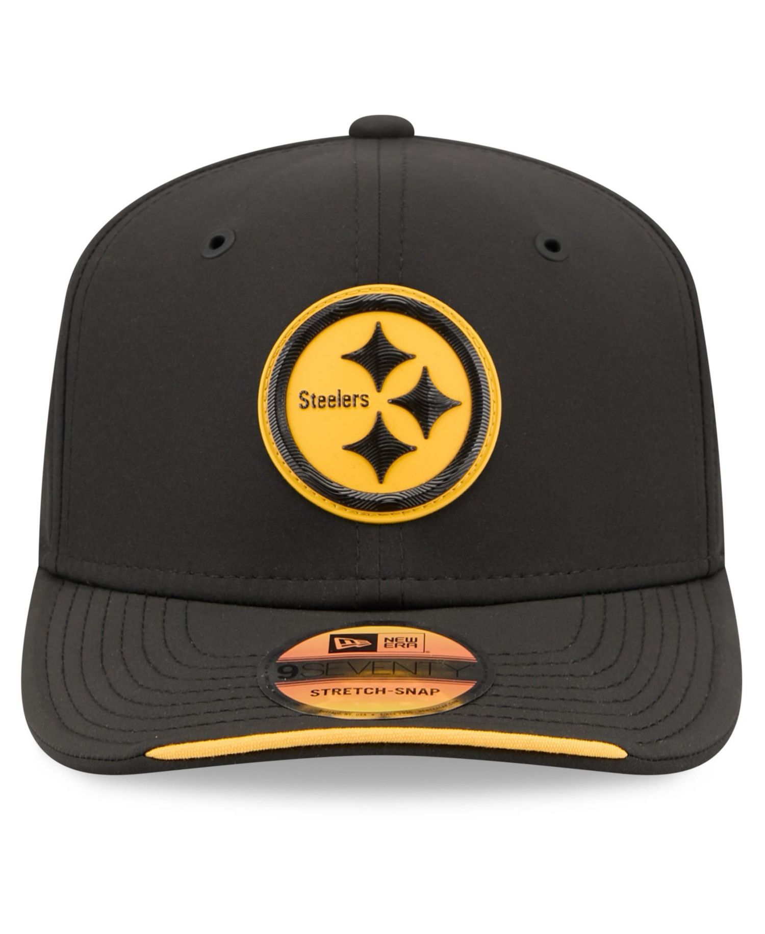 Men's Black Pittsburgh Steelers 2026 Sideline 9SEVENTY Adjustable Hat