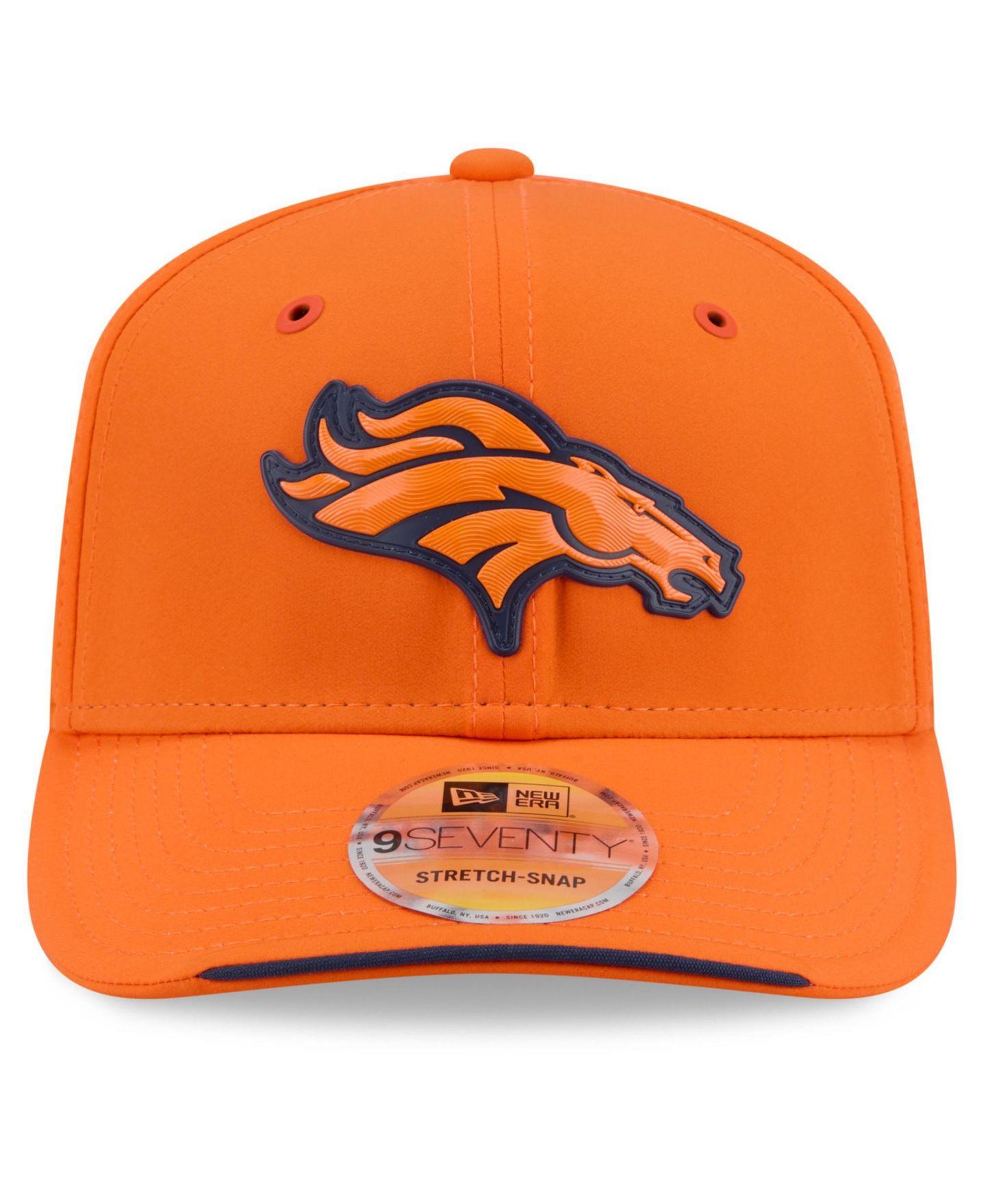 Мужская кепка New Era Orange Denver Broncos 2026 Sideline 9SEVENTY Adjustable Hat — фото 5