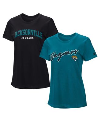 Women's 2-piece Black/Teal Jacksonville Jaguars T-Shirt