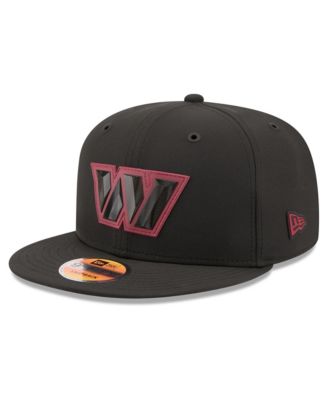 Men's Black Washington Commanders 2026 Sideline 9FIFTY Snapback Hat