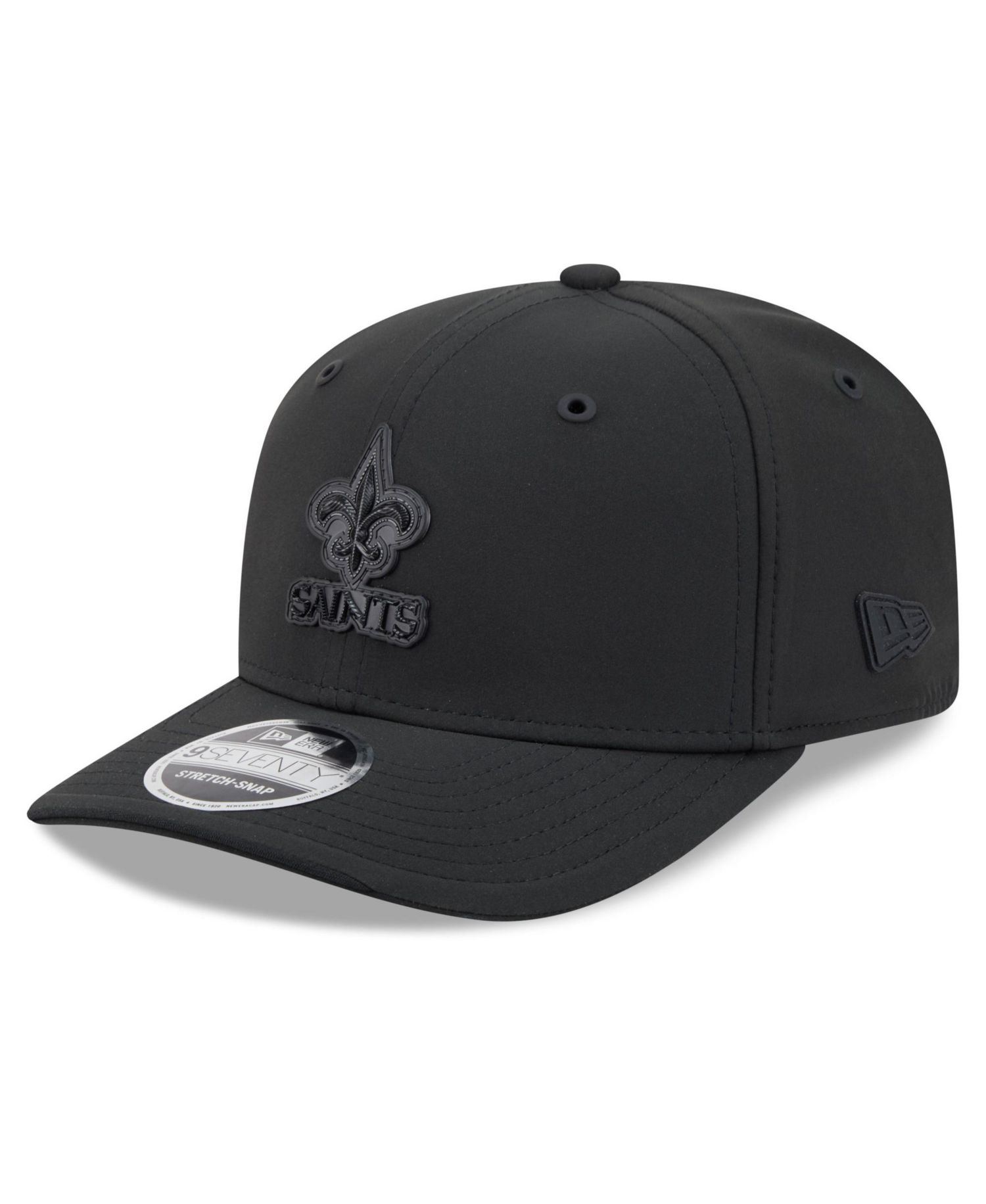 Men's Black New Orleans Saints 2026 Sideline 9SEVENTY Adjustable Hat