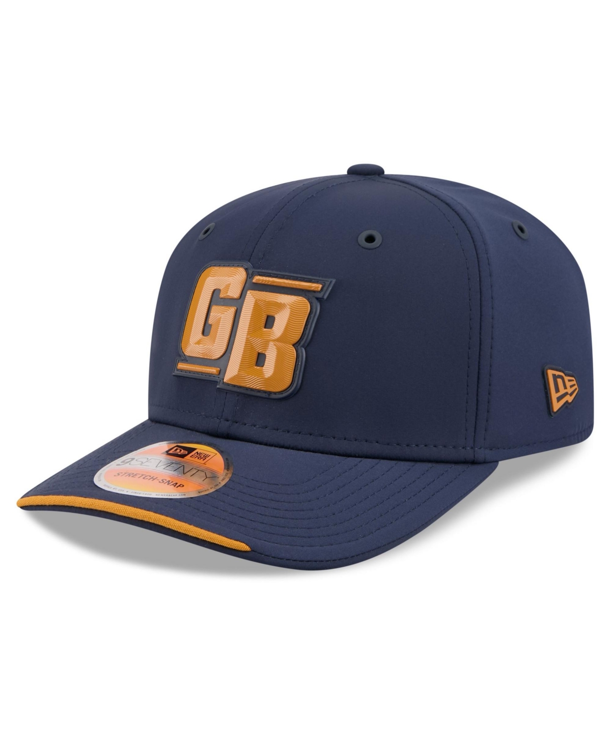 New Era Men's Blue Green Bay Packers 2026 Sideline Throwback 9SEVENTY Adjustable Hat - Blue