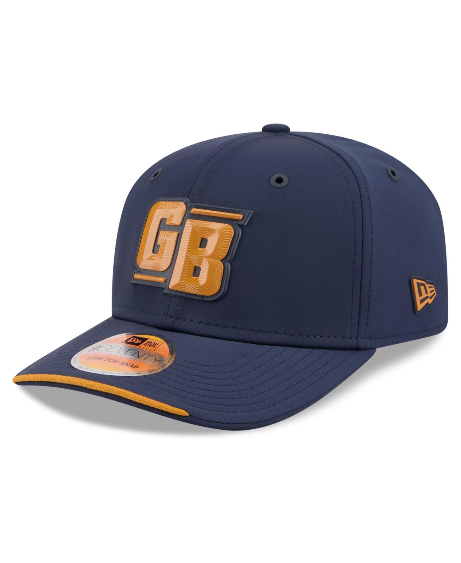 Men's Blue Green Bay Packers 2026 Sideline Throwback 9SEVENTY Adjustable Hat