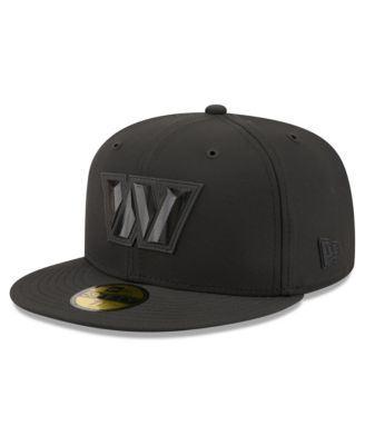 Men's Black Washington Commanders 2026 Sideline 59FIFTY Fitted Hat