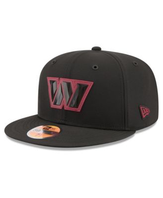 Men's Black Washington Commanders 2026 Sideline 59FIFTY Fitted Hat