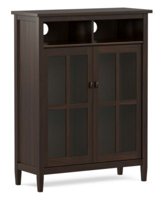 Warm Shaker Medium Storage Media Cabinet