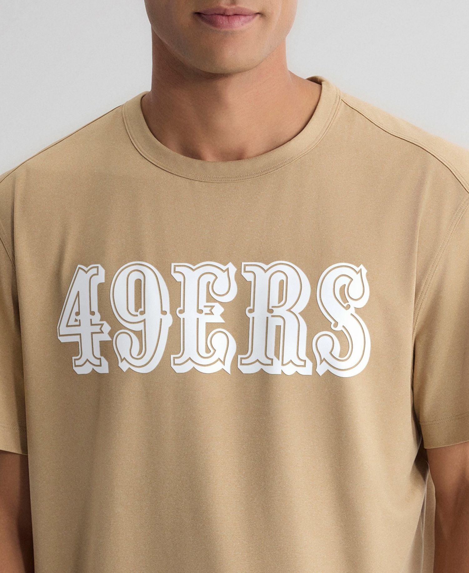 Men's Tan San Francisco 49ers Clutch T-Shirt
