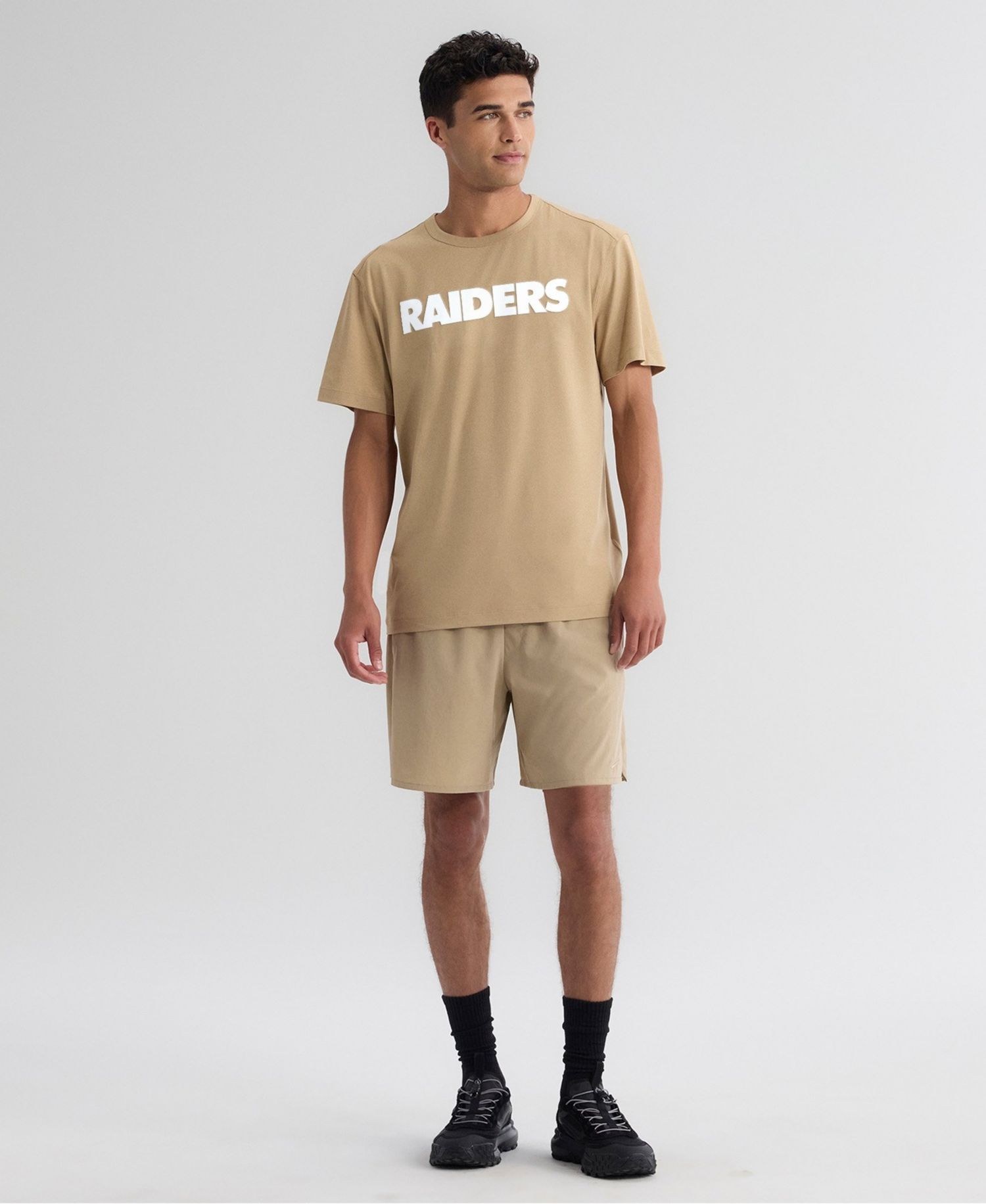 Men's Tan Las Vegas Raiders Clutch T-Shirt