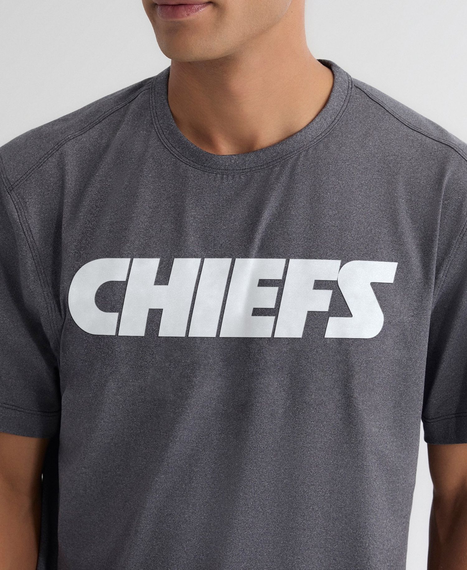 Men's Charcoal Kansas City Chiefs Clutch T-Shirt